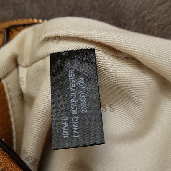 GUESS Camel Brown Three Compartment Dome Tote Satchel - Picture 9 of 9